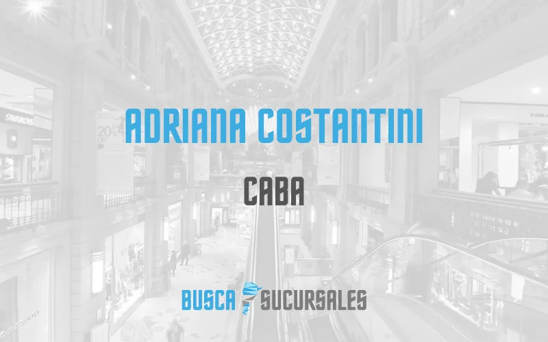Adriana Costantini en CABA