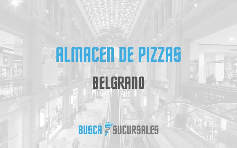Almacen de Pizzas en Belgrano