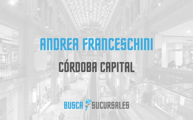 Andrea Franceschini en Córdoba Capital