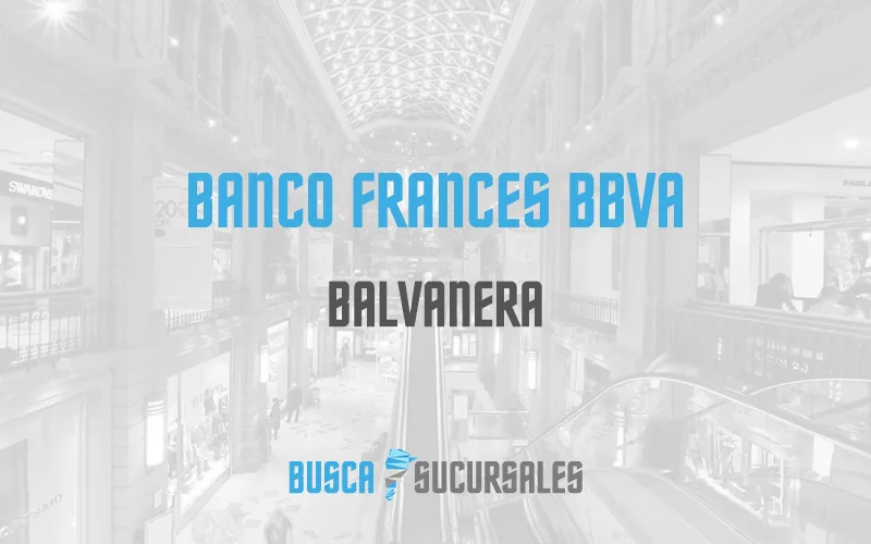 Banco Frances BBVA en Balvanera