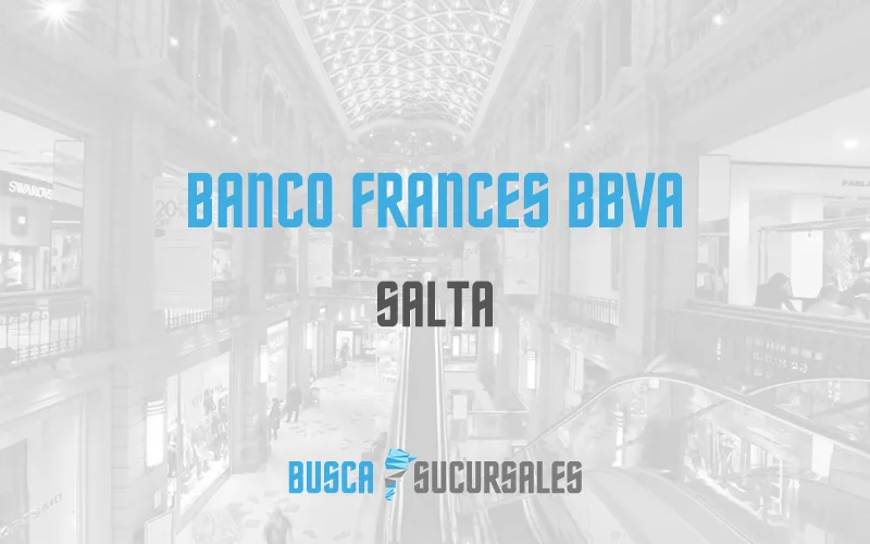 Banco Frances BBVA en Salta