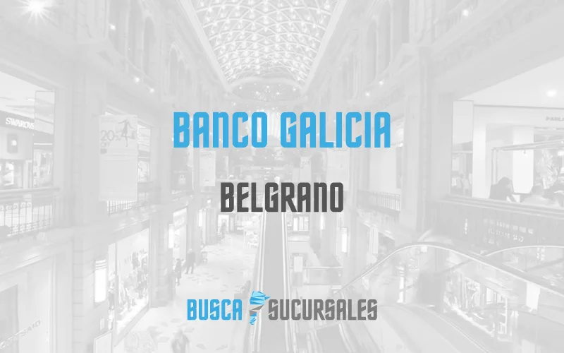 Banco Galicia en Belgrano