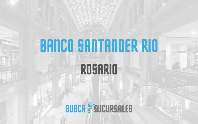 Banco Santander Rio en Rosario