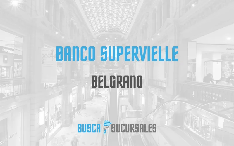 Banco Supervielle en Belgrano