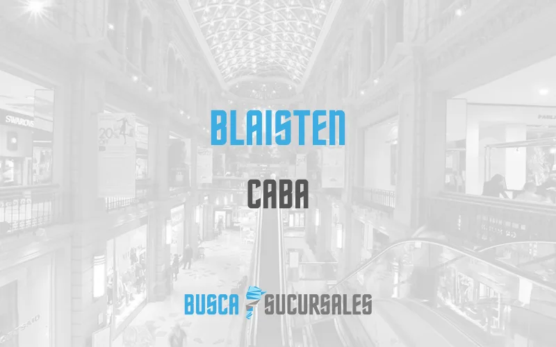 Blaisten en CABA