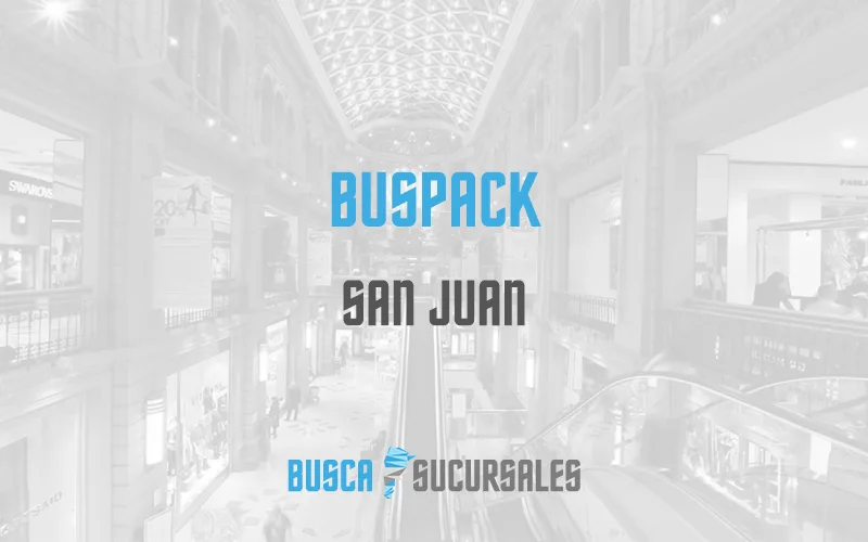 Buspack en San Juan