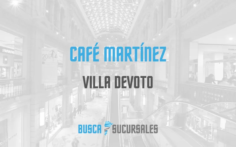 Café Martínez en Villa Devoto