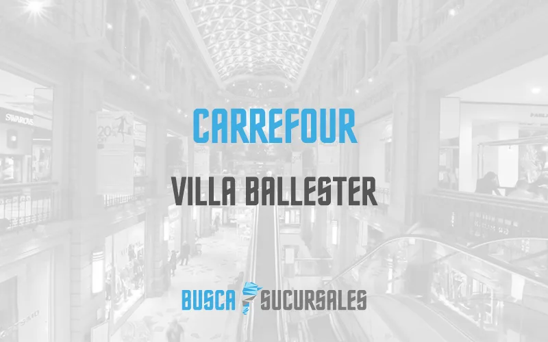 Carrefour en Villa Ballester