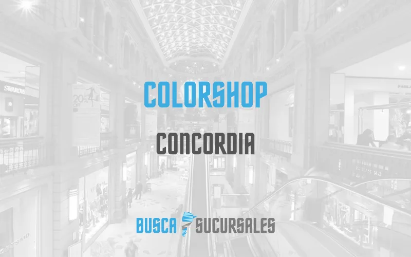 Colorshop en Concordia