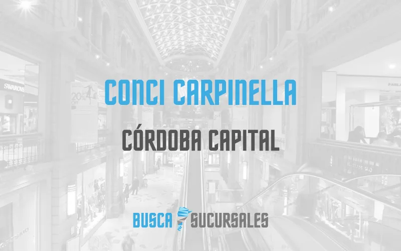 Conci Carpinella en Córdoba Capital
