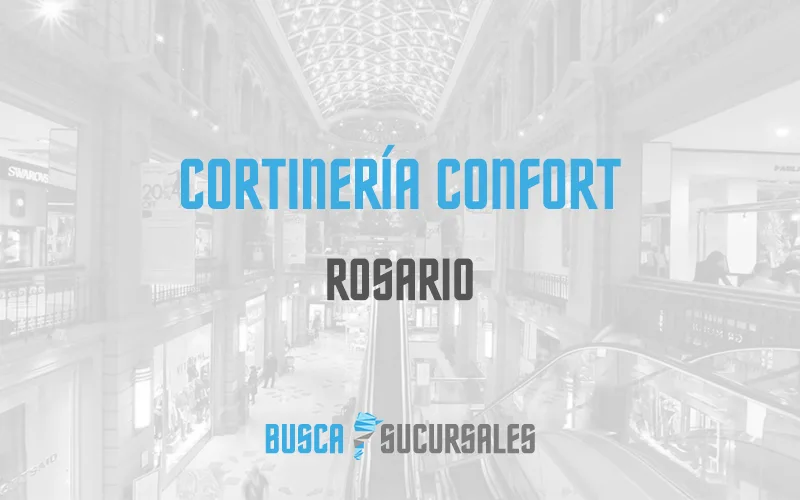 Cortinería Confort en Rosario