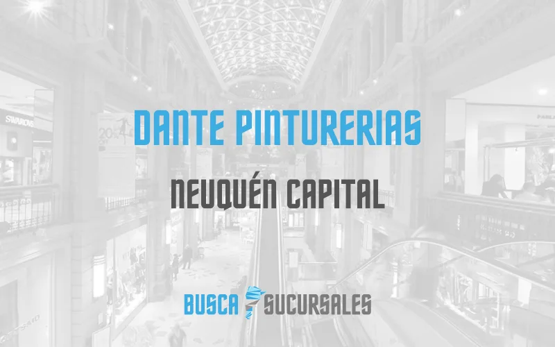 Dante Pinturerias en Neuquén Capital