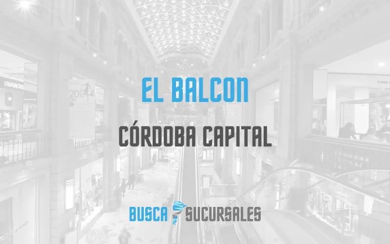 El Balcon en Córdoba Capital