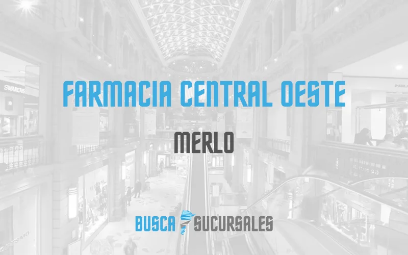 Farmacia Central Oeste en Merlo