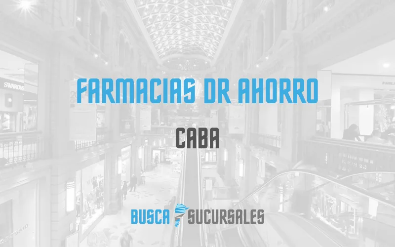 Farmacias Dr Ahorro en CABA