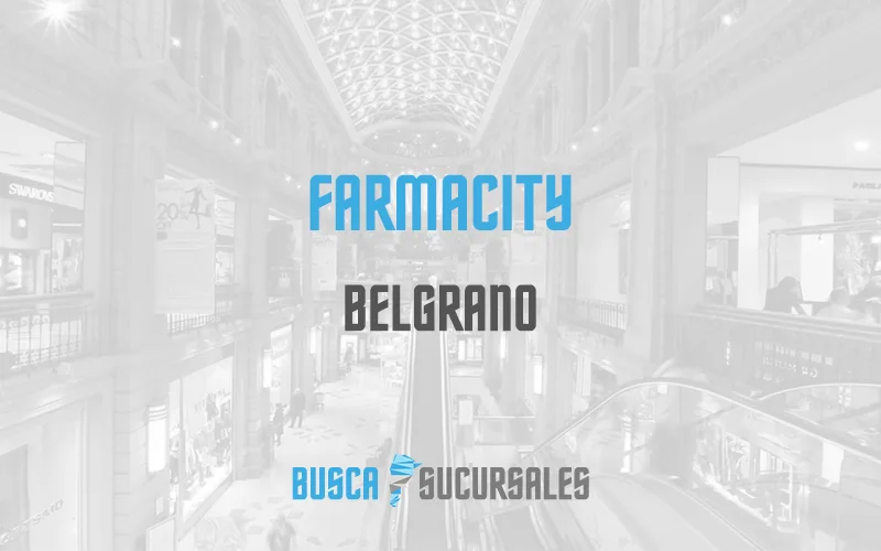 Farmacity en Belgrano