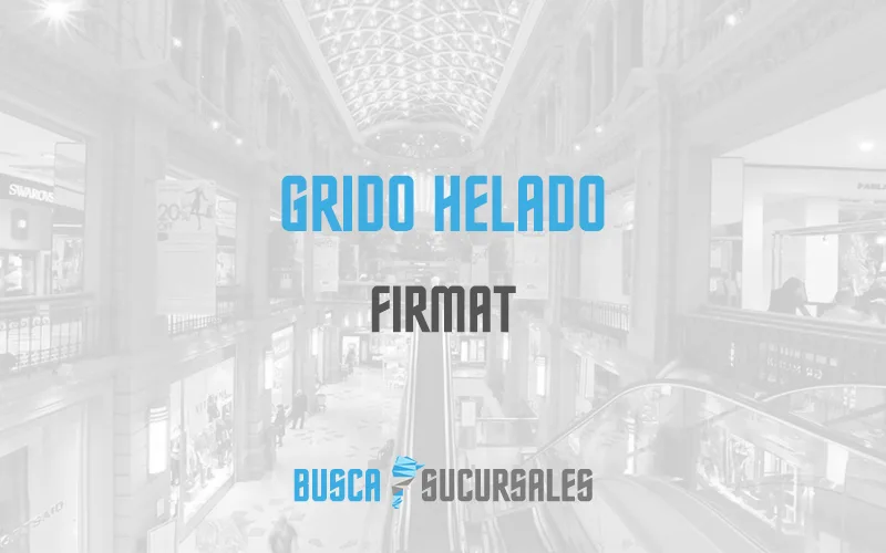 Grido Helado en Firmat