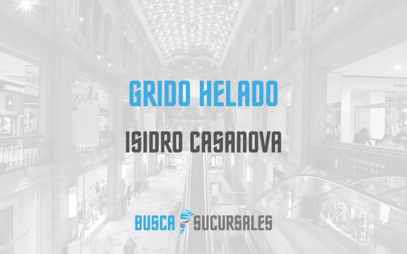 Grido Helado en Isidro Casanova