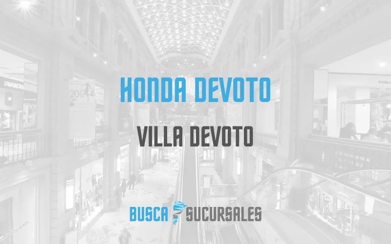 Honda Devoto en Villa Devoto
