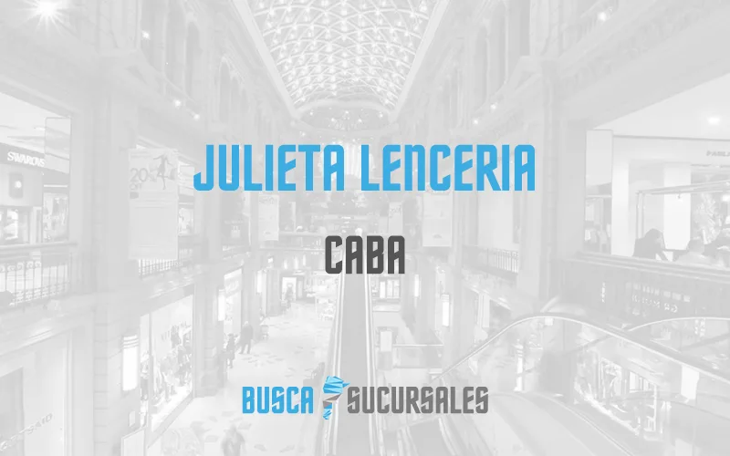 Julieta Lenceria en CABA