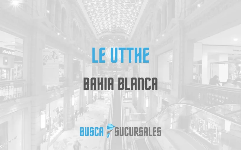 Le Utthe en Bahia Blanca