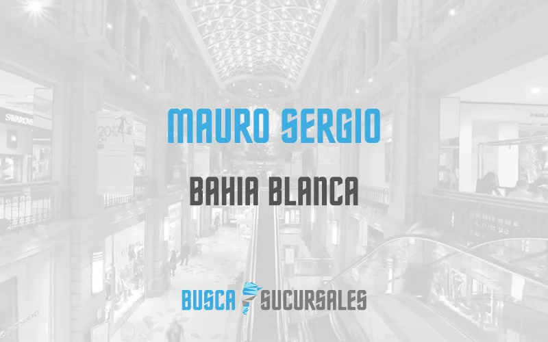 Mauro Sergio en Bahia Blanca