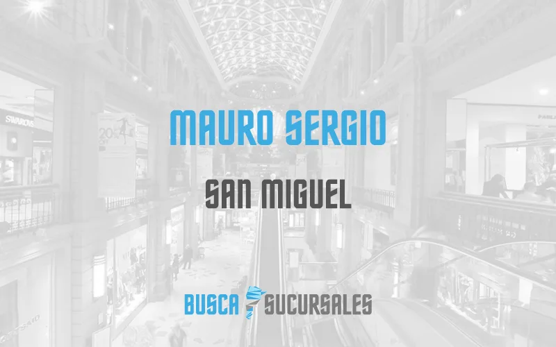 Mauro Sergio en San Miguel