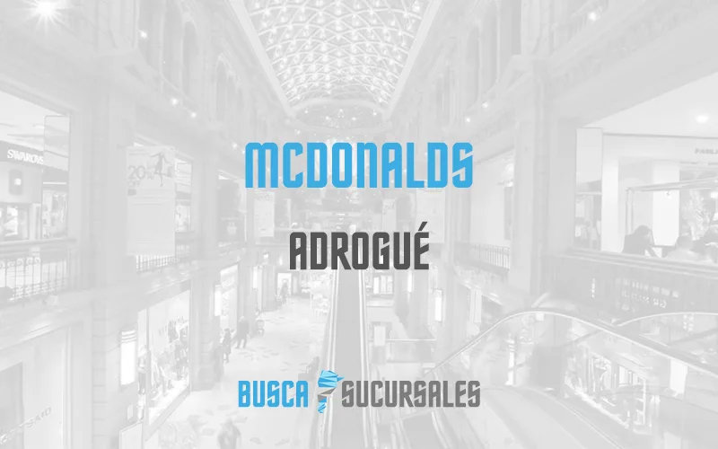 McDonalds en Adrogué