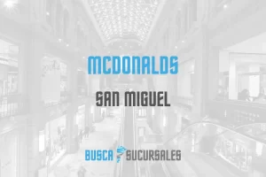 McDonalds en San Miguel