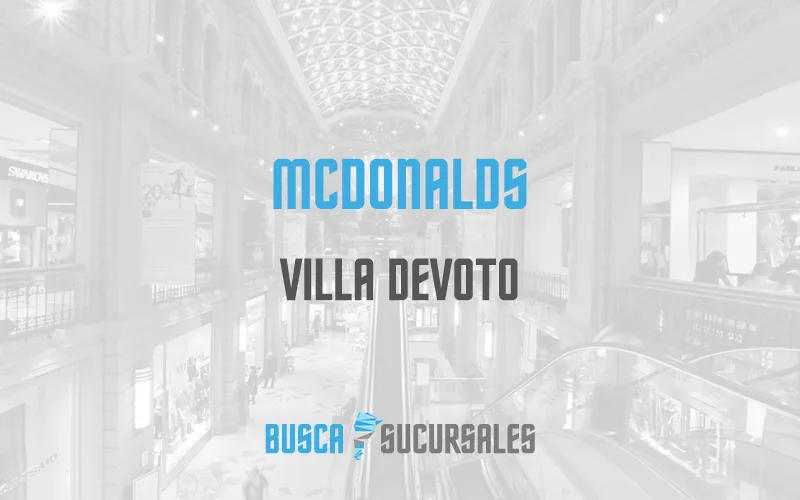 McDonalds en Villa Devoto