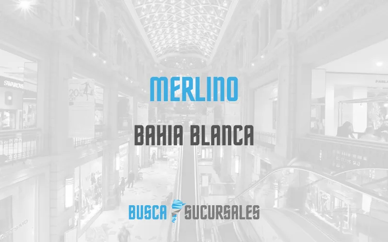 Merlino en Bahia Blanca