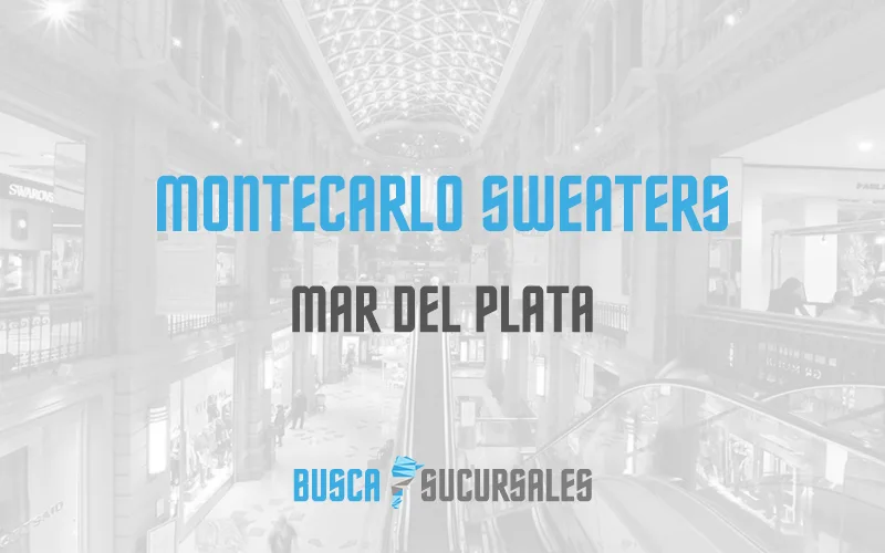 Montecarlo Sweaters en Mar del Plata