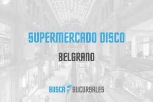 Supermercado Disco en Belgrano