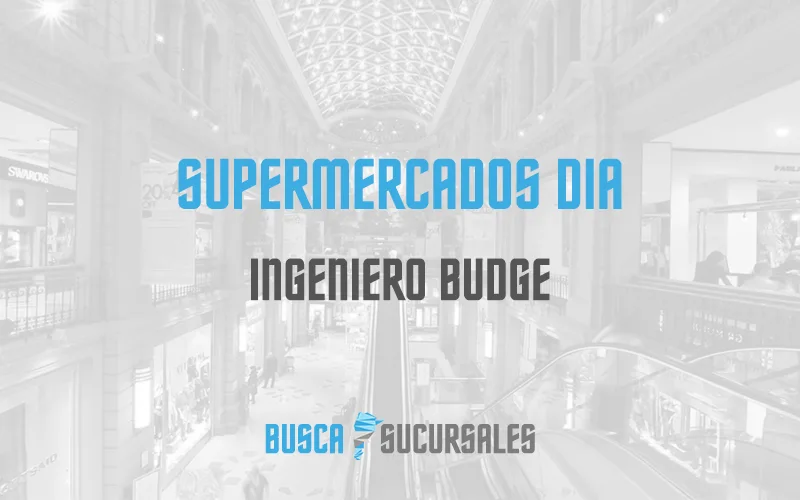 Supermercados DIA en Ingeniero Budge