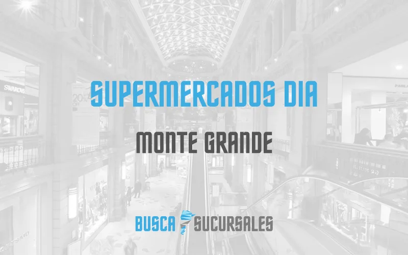 Supermercados DIA en Monte Grande