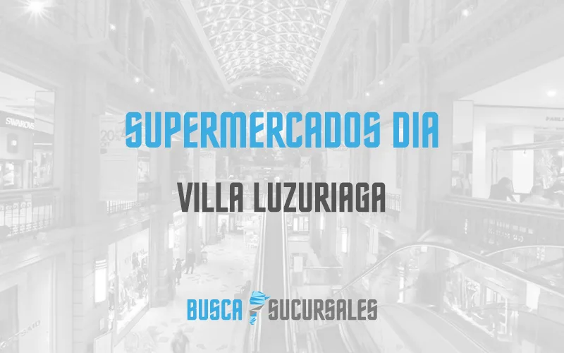 Supermercados DIA en Villa Luzuriaga