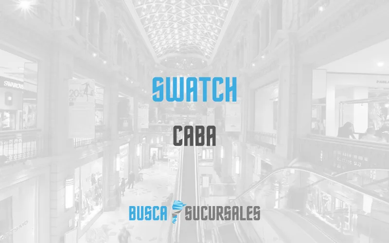 Swatch en CABA