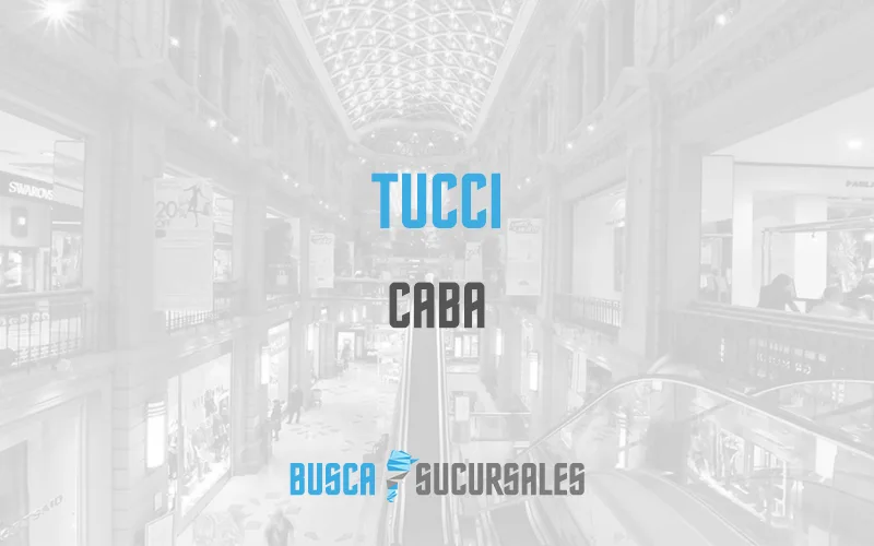 Tucci en CABA