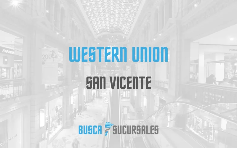 Western Union en San Vicente