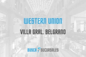 Western Union en Villa Gral. Belgrano