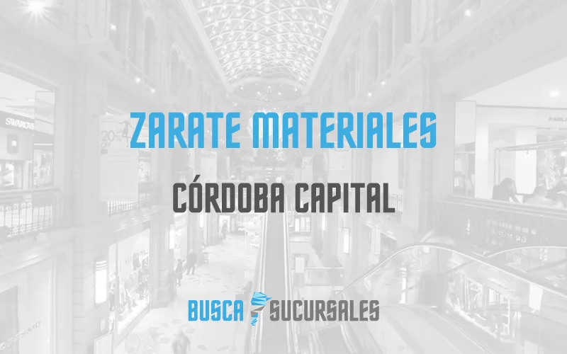 Zarate Materiales en Córdoba Capital