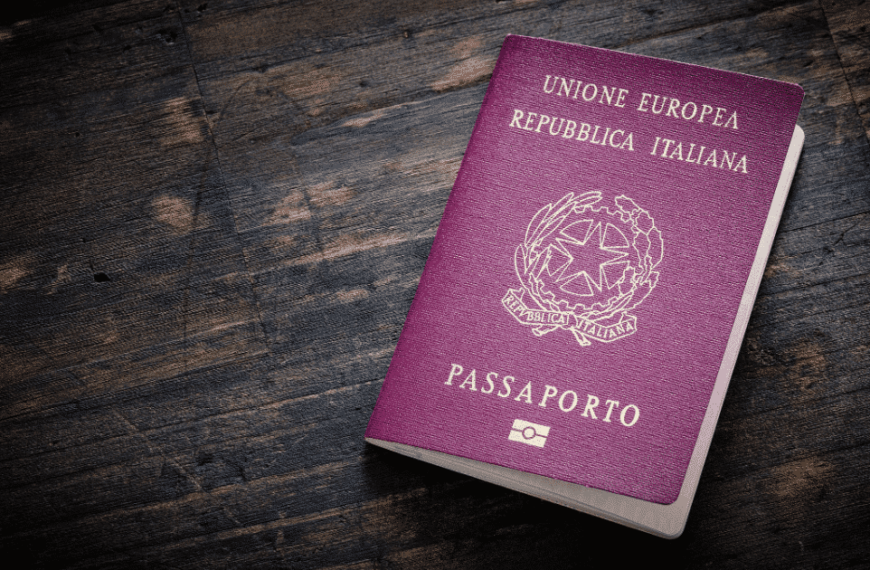 Paga tu pasaporte italiano fácil y rápido